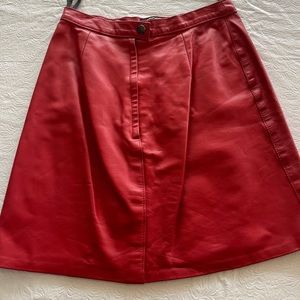 Faux leather mini skirt! Wore once!